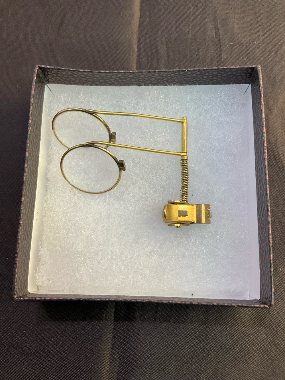 Bausch And Lomb 3X 5X Double Loupe Vtg Magnifying Glasses Clip collectable - Picture 3 of 3